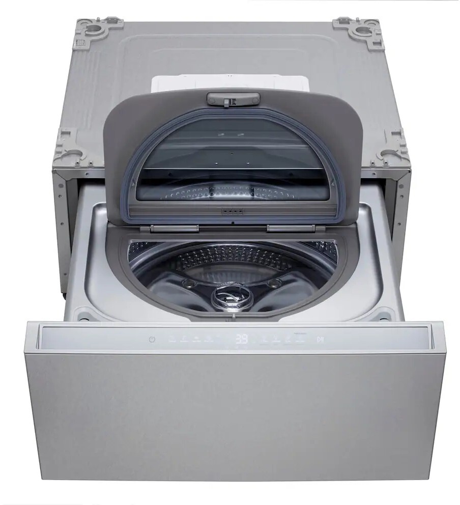 LG Signature 1 Cu Ft Pedestal Washer WD405CP