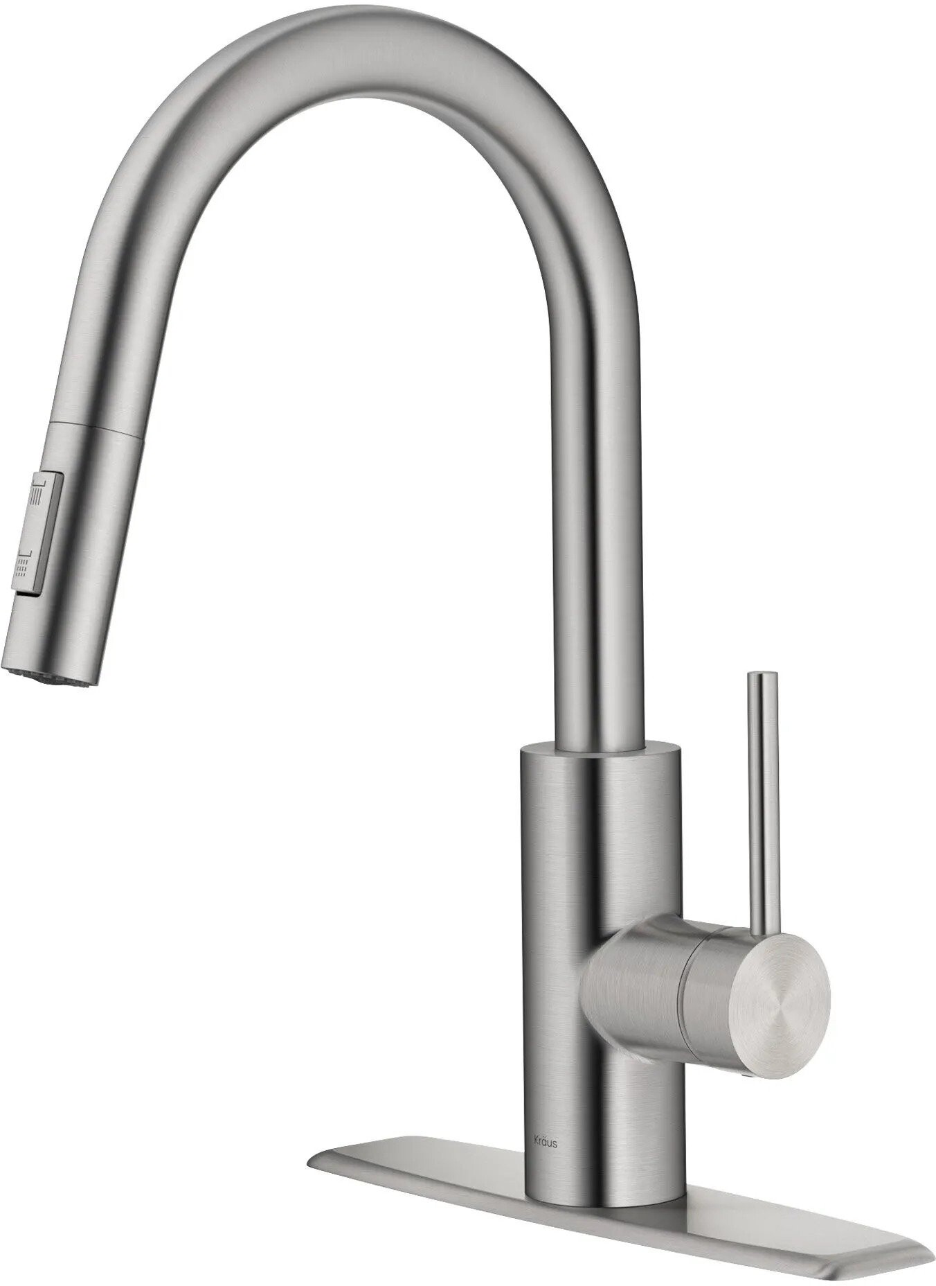 Kraus KPF-2620SFS Oletto Spot Free Stainless Steel Dual Function Pull Down Kitchen Faucet