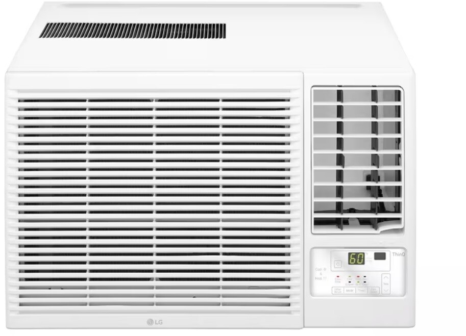 LG LW1223HRSM Smart Wi-Fi Enabled Cooling and Heating Window Air Conditioner with 12,200 BTU Capacity, 230V