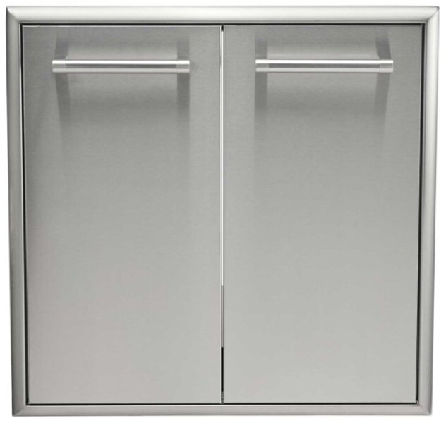 Coyote Dual Pull Out Trash and Recycling Bins 26-Inch Wide in Stainless Steel