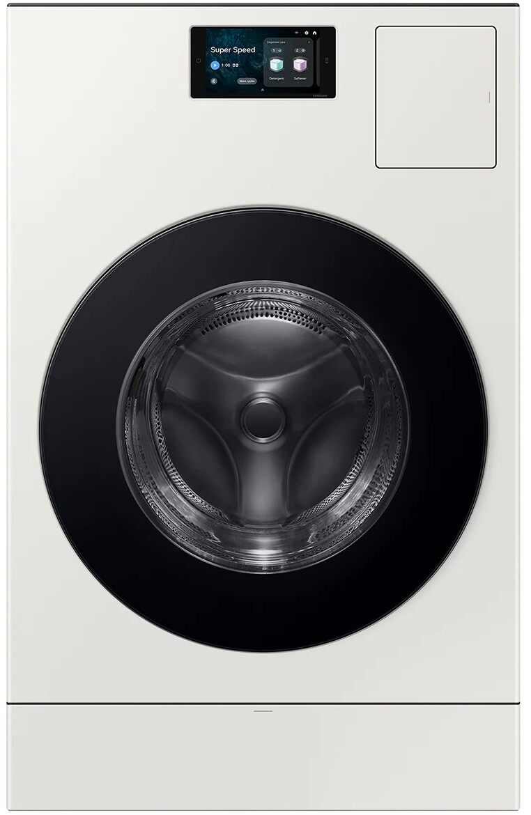 Samsung BESPOKE AI 27 Electric Front Load Washer Dryer Combo WD90F53AVY