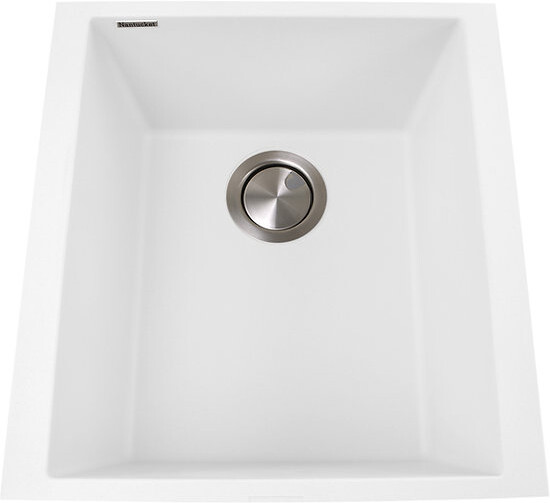Nantucket Sinks Plymouth Collection Undermount Granite Composite Rectangle Sink PR1716W