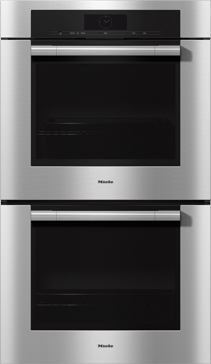 7000 Series ContourLine 30"" Double Electric Wall Oven - Miele H7780BP2CTS