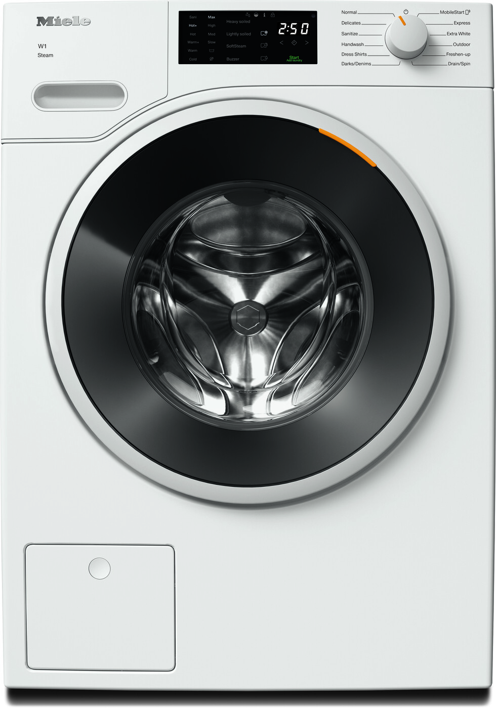 Miele WXC280 WCS 2.26 Cu. Ft. Front Load Washing Machine 24-Inch in Lotus White