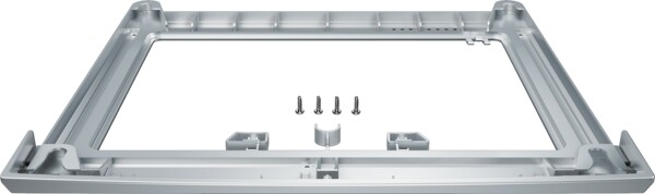 Bosch 800 Series Stacking Kit Without Pullout Tray in Pearl Steel