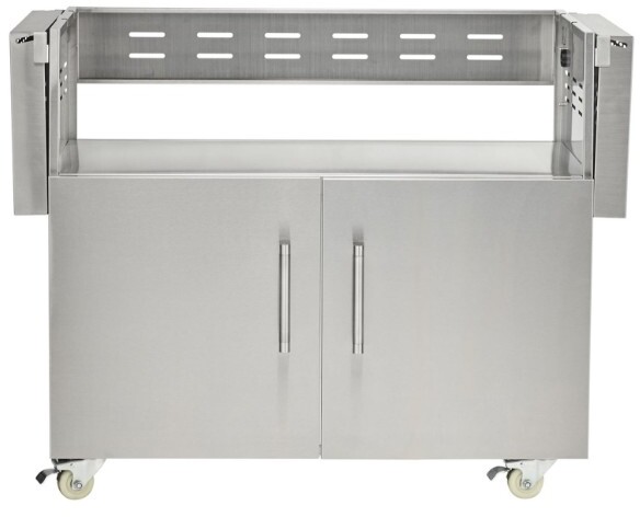 Coyote C3S42CT Cart For 42 Inch CL or SL-Series Grill in Stainless Steel