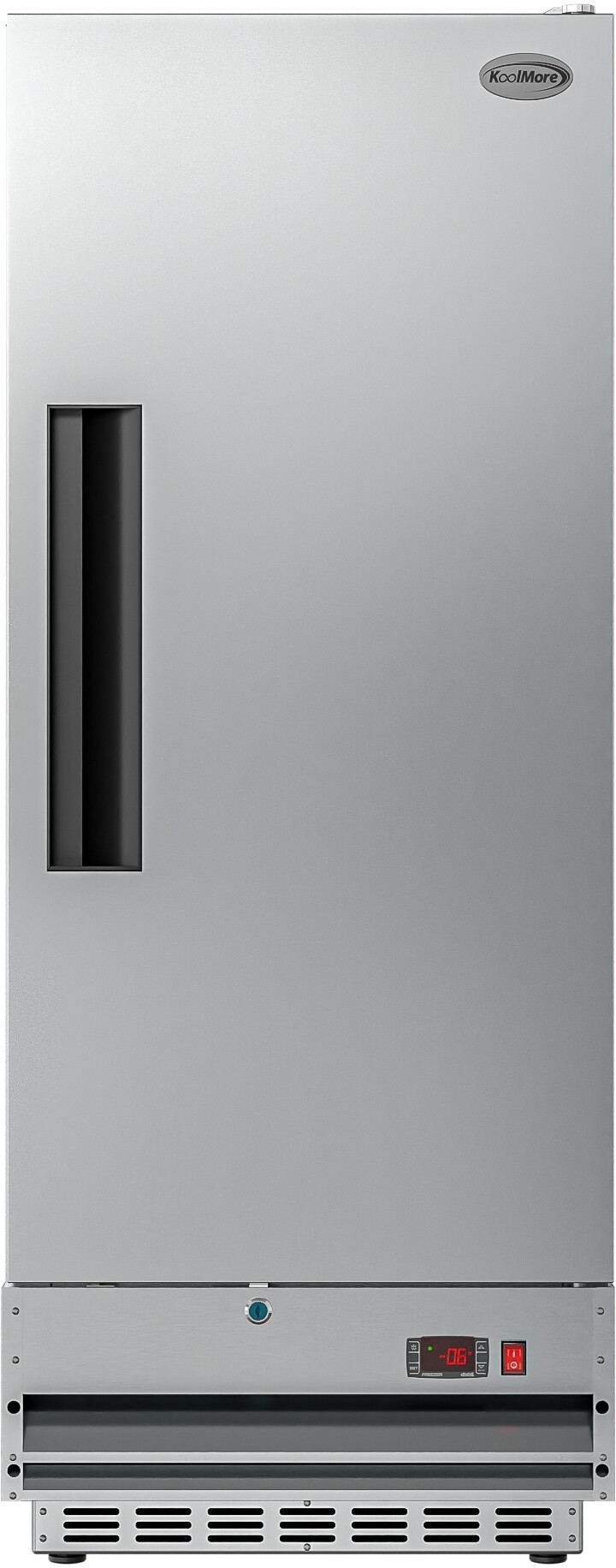 25 in. Commercial Stainless Steel 1-Door Reach-In Freezer, 12 cu. ft. RIF-1D-SS12C | Fridge.com