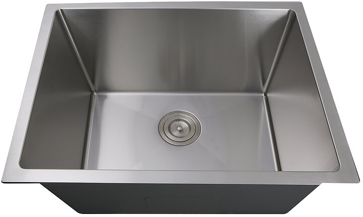 Pro Series 23 inch Undermount Small Radius Corners Stainless Steel Utility/Laundry Sink