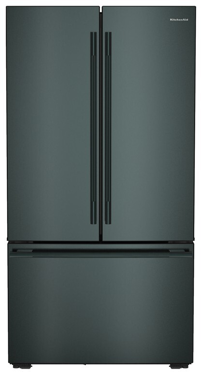 KitchenAid 36 Inch 36" Counter Depth French Door Refrigerator KRFC236SJP