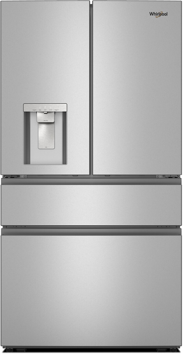 Whirlpool 36 in. Wide French Door Refrigerator in Black 27 cu. ft. WRF757SDHV on Fridge.com