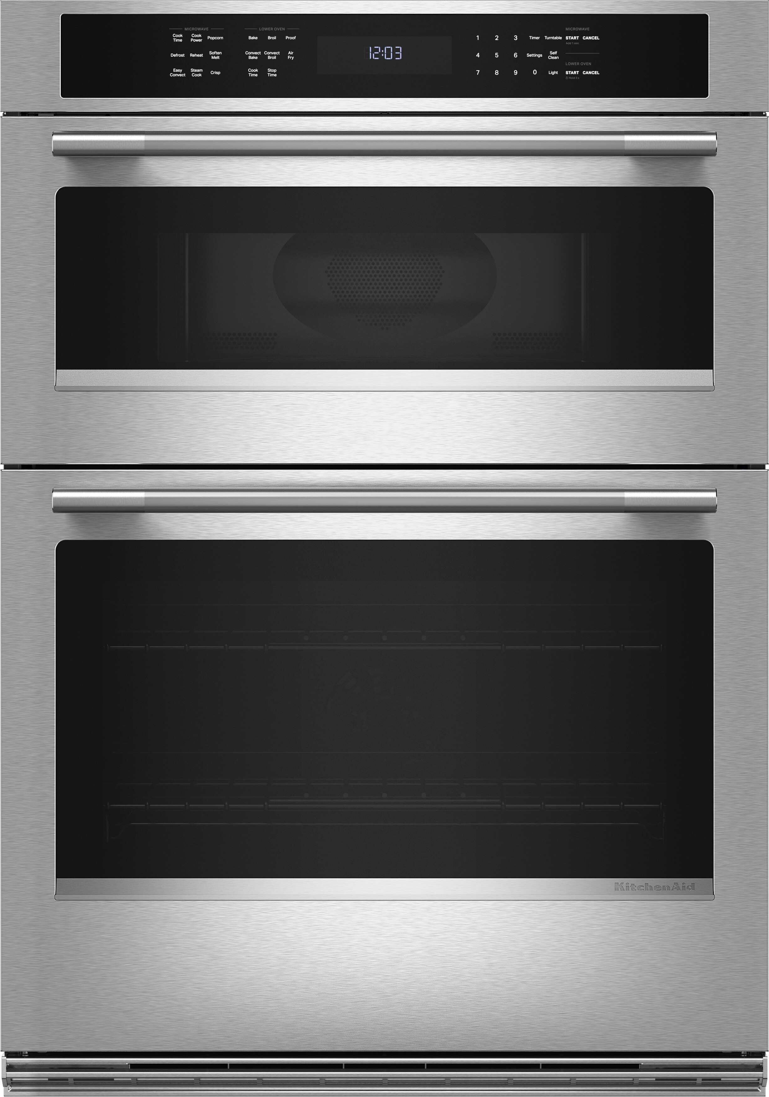 KitchenAid KOEC530SPS 30 Inch Double Wall Oven with 6.4 cu. ft. Total Capacity, Interior Lighting, Temperature Probe, Self-Cleaning Oven, Convection in PrintShield Stainless Steel