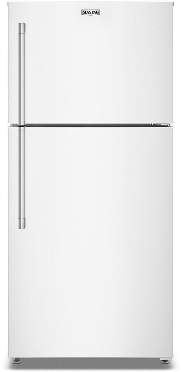 Whirlpool 29.5 in. Wide Top Freezer Refrigerator with Total Coverage Cooling in White 19.2 Cu. Ft. on Fridge.com