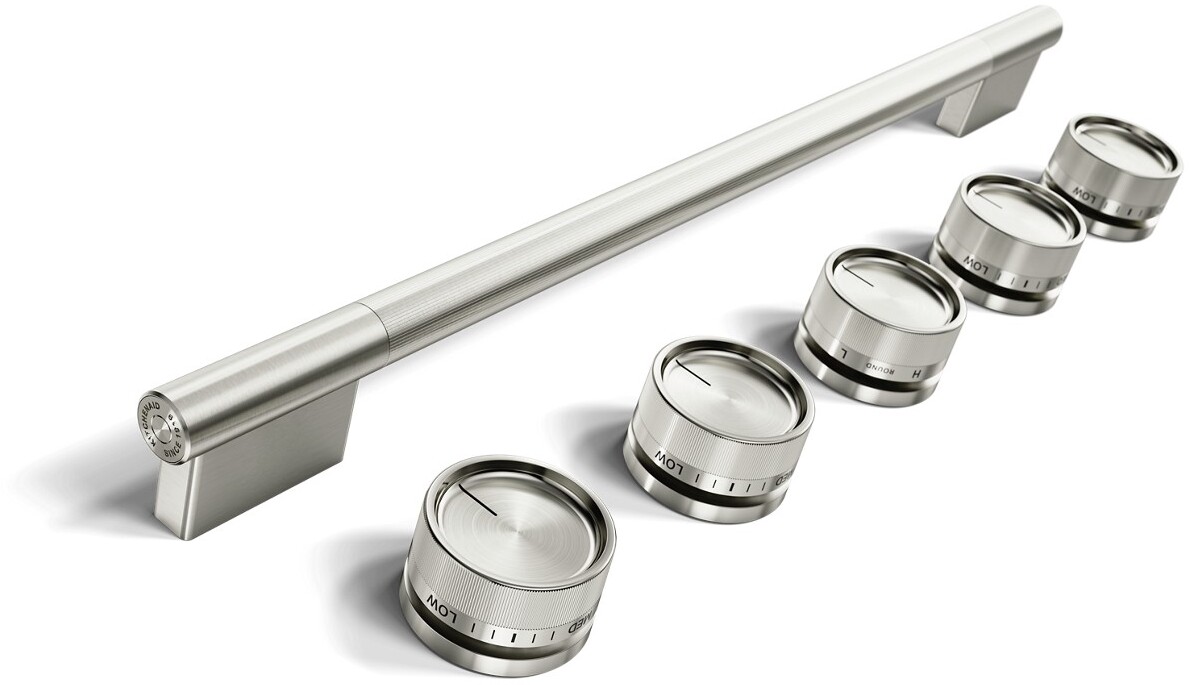 KitchenAid W11773966 Handle and Knob Hardware Accessory Kit for KitchenAid Slide-In Convection Range  (Stainless Steel)
