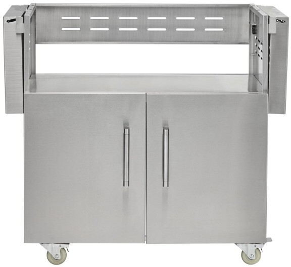 Coyote C3S36CT Cart For 36 Inch CL or SL-Series Grill in Stainless Steel