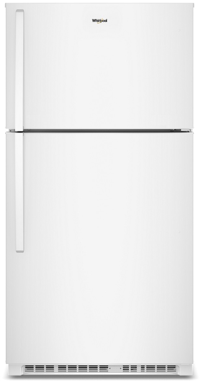 Whirlpool - 33 in. Wide 21.3 cu. ft. Top-Freezer Refrigerator with Total Coverage Cooling - White — FIN-0018959 | Fridge.com