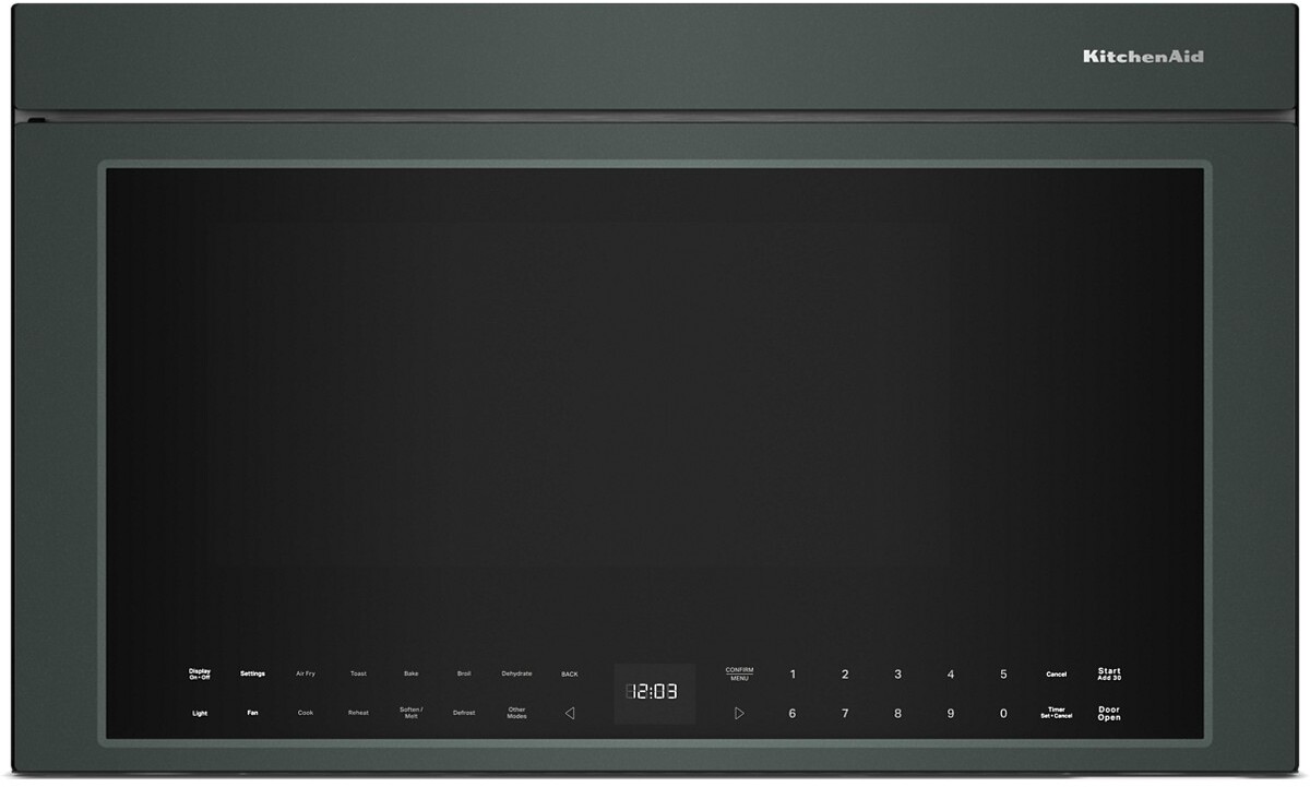 Kitchenaid KMMF730PJP Multifunction Over-The-Range Microwave Oven With Infrared Sensor Modes, 30 Inch, 1.1 Cu. Ft. Capacity, 1000 w, Smart