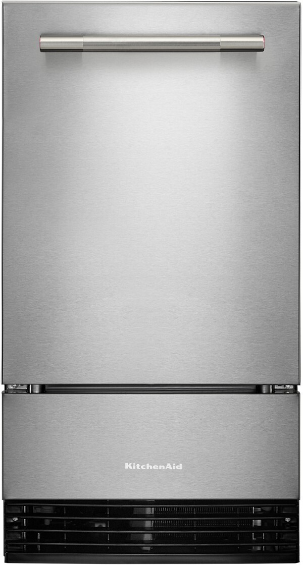 KitchenAid 18'' Automatic Ice Maker w/ Printshield Finish in Stainless KUID318SPS | Fridge.com