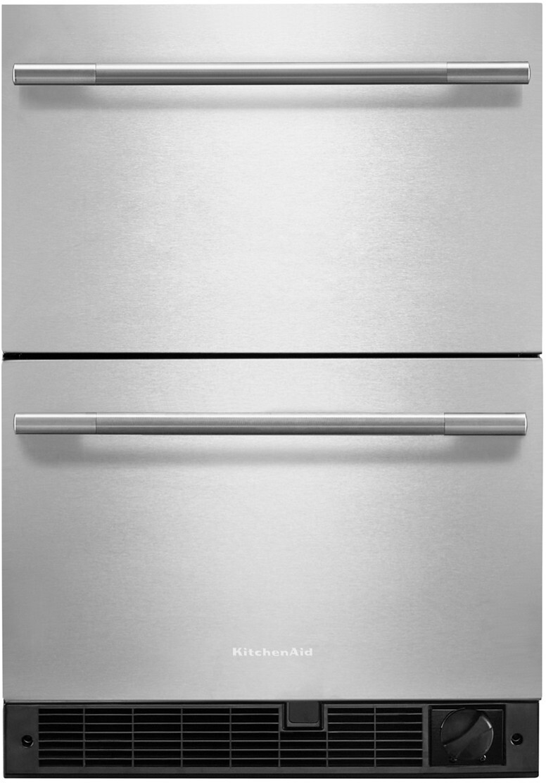 KitchenAid 24 Inch 24" Refrigerator Drawers KUCT524SSB | Fridge.com