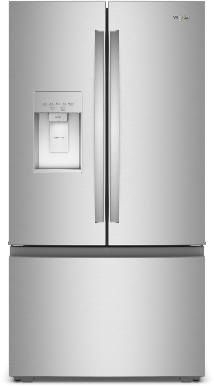 Whirlpool WRFC7436TZ 36 inch Smart True Counter Depth French Door Refrigerator with 23.4 cu. ft. Capacity, Nugget Ice Maker, EasyReach Zone and ENERGY STAR Certified in Fingerprint-Resistant Stainless Steel