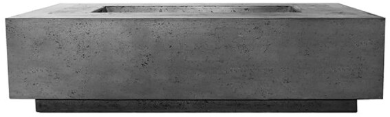 XO XOFREC6032LS 60 inch Rectangular Gas Fire Table with 65,000 BTU, Warmth and Ambiance, Handcrafted, The Perfect Centerpiece (Limestone)