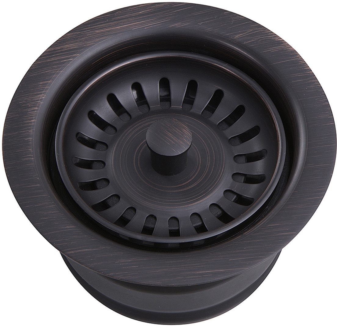 3.5 Inch Extended Flange Disposal Kitchen Drain Brushed Oil Rubbed Bronze
