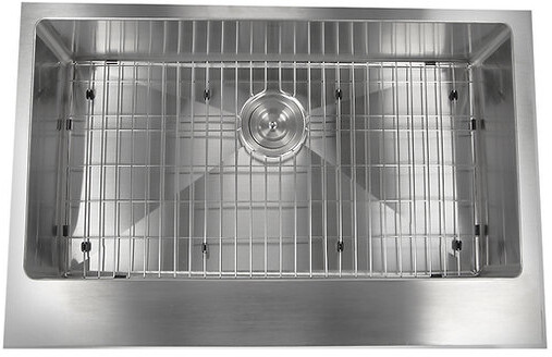 Pro Series Single Bowl Undermount Stainless Steel Kitchen Sink with 9In. Apron Front