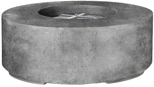 Xo Appliance 36 Inch Round Natural Gas Fired Fire Table for Outdoor Spaces
