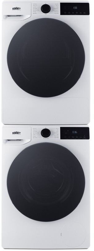 Summit 24 Electric Front Load Washer Dryer Combo SLS3412W