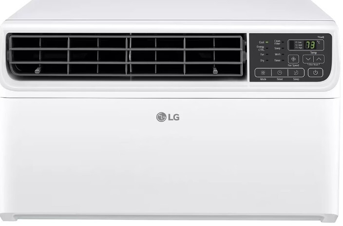 LG LW6023IVSM Dual Inverter Smart Window Air Conditioner with 6000 BTU, 250 sq. ft. Cooling Area, Wi-Enabled, Auto Restart, 24-Hour Timer, Sleep Mode, 115V
