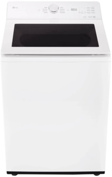 LG WT8205CW 4.8 Cu. Ft. Mega Capacity Smart Top Load Washer With 4-Way Agitator, Easyunload & Ai Sensing - 27 Inch, Smart Technology, Energy Efficient