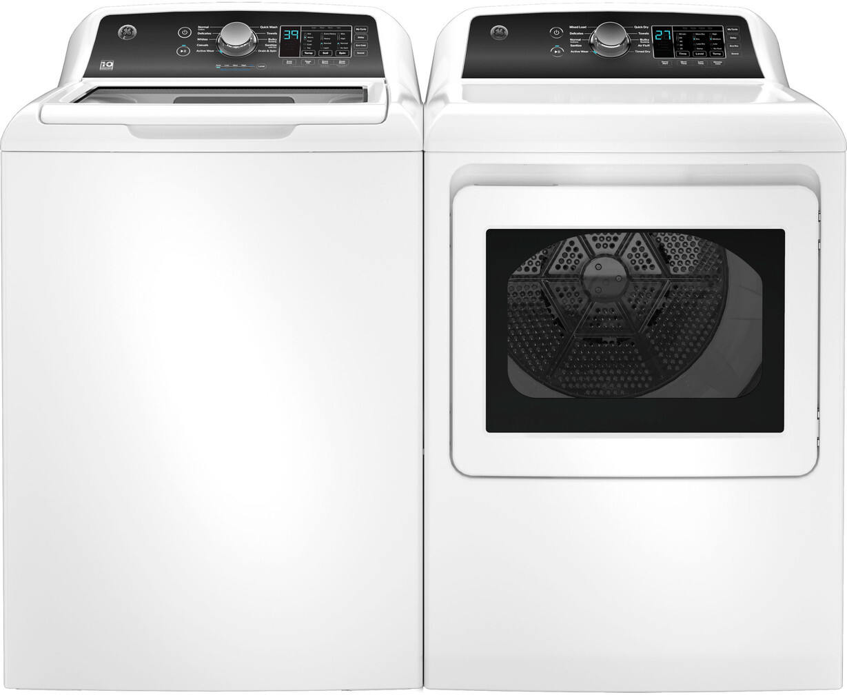 GE Top Load Washer & Dryer Set GEWADRGWS585