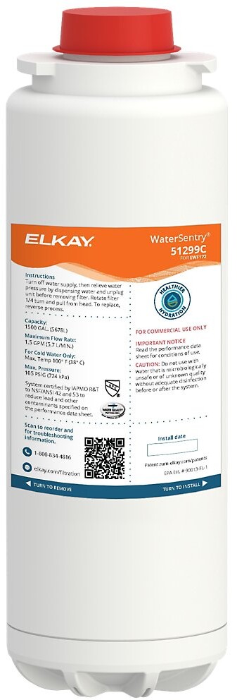 51299C 3.95 in. Watersentry VII Replacement Filter for Coolers