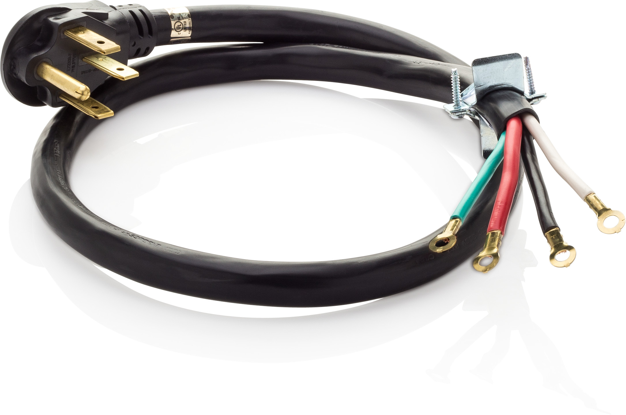 Smart Choice 5304512986 4-ft 50-Amp 4-Wire Range Power Cord Installation Kit