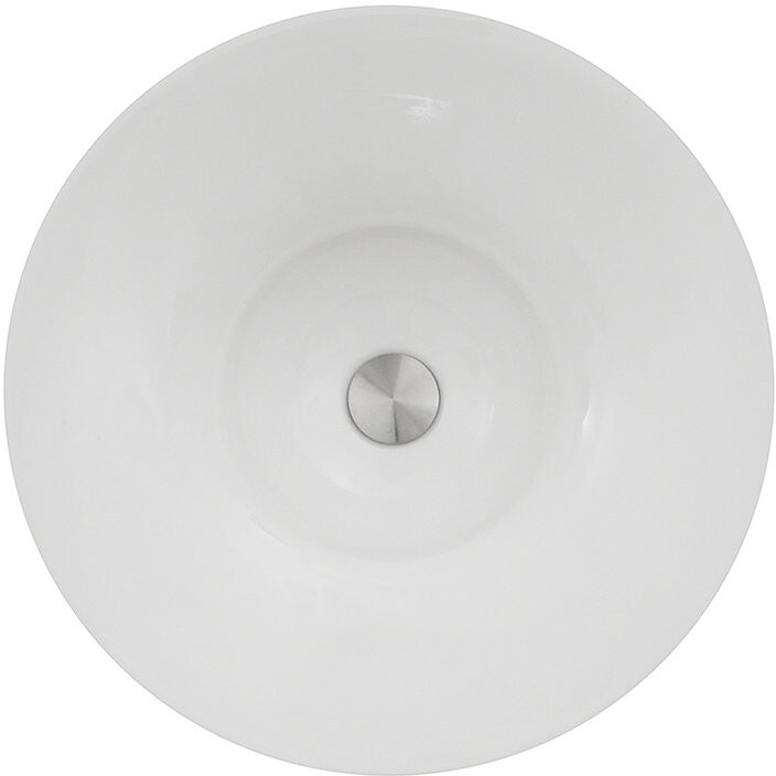 Nantucket Sinks Regatta Semi Recessed Fireclay Round Sink RC77240W