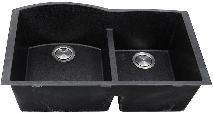 Nantucket Sinks Plymouth Collection Undermount Granite Composite Rectangle Sink PR6040BLUM
