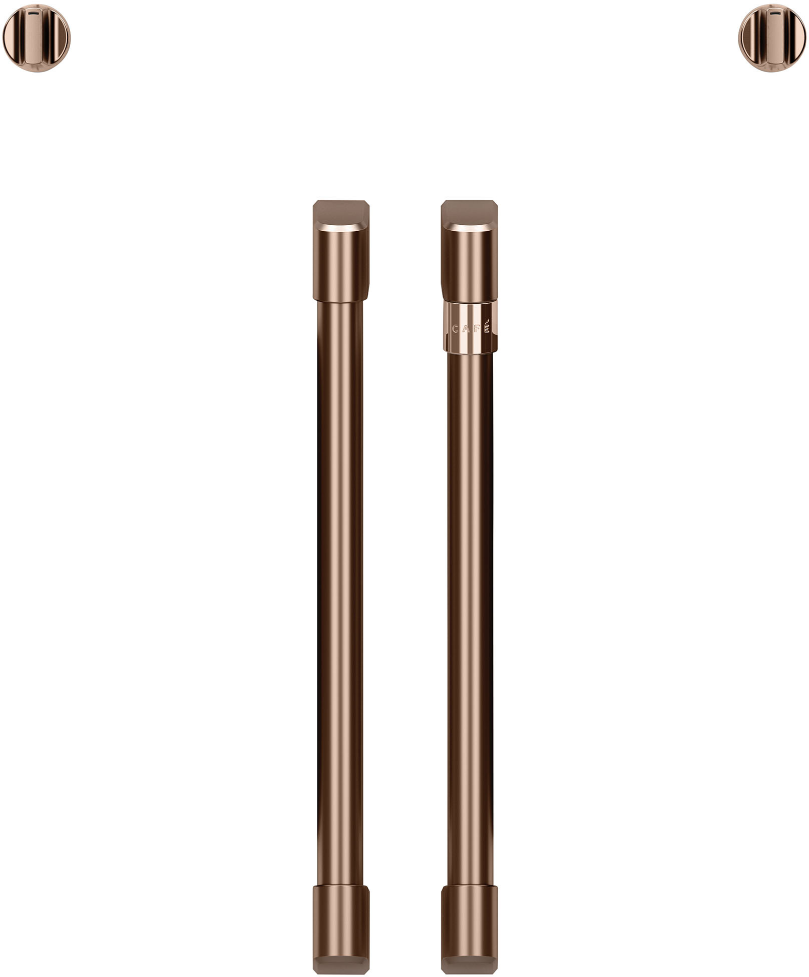 Cafe CXWSFHKPMCU 2 French-Door Wall Oven Handles (Brushed Copper)