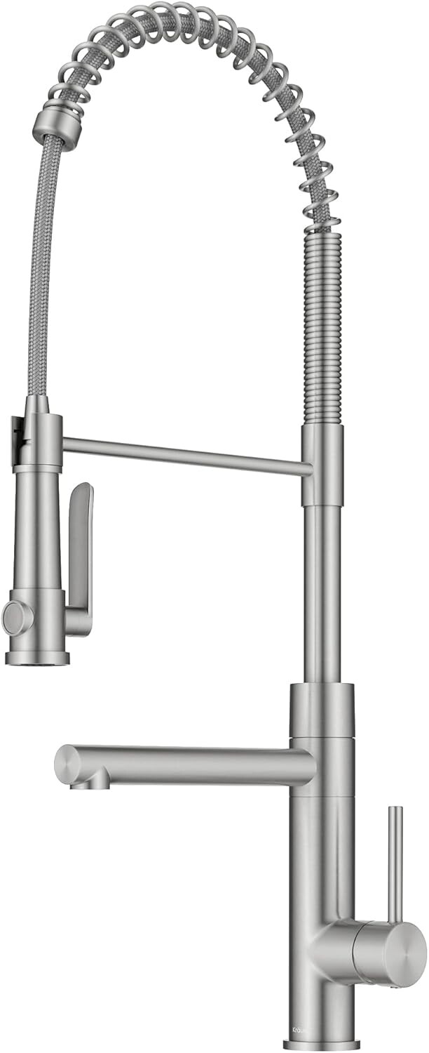 Kraus KPF-1605SFS Artec Pro Commercial Style 2-Function Single Handle Pull Down Kitchen Faucet & Pot Filler, Spot-Free Stainless Steel
