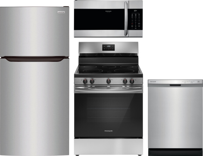 Frigidaire 2 Piece Kitchen Appliances Package with Electric Range and Dishwasher in Stainless Steel FRRERADWMW888961808