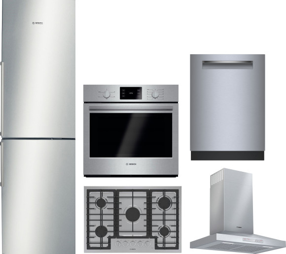 Bosch - 500 Series Built-In Gas Cooktop with 5 burners