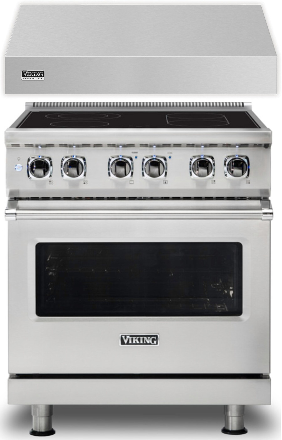 Viking 2 Piece Kitchen Appliances Package with Electric Range in Stainless Steel VIRARH233