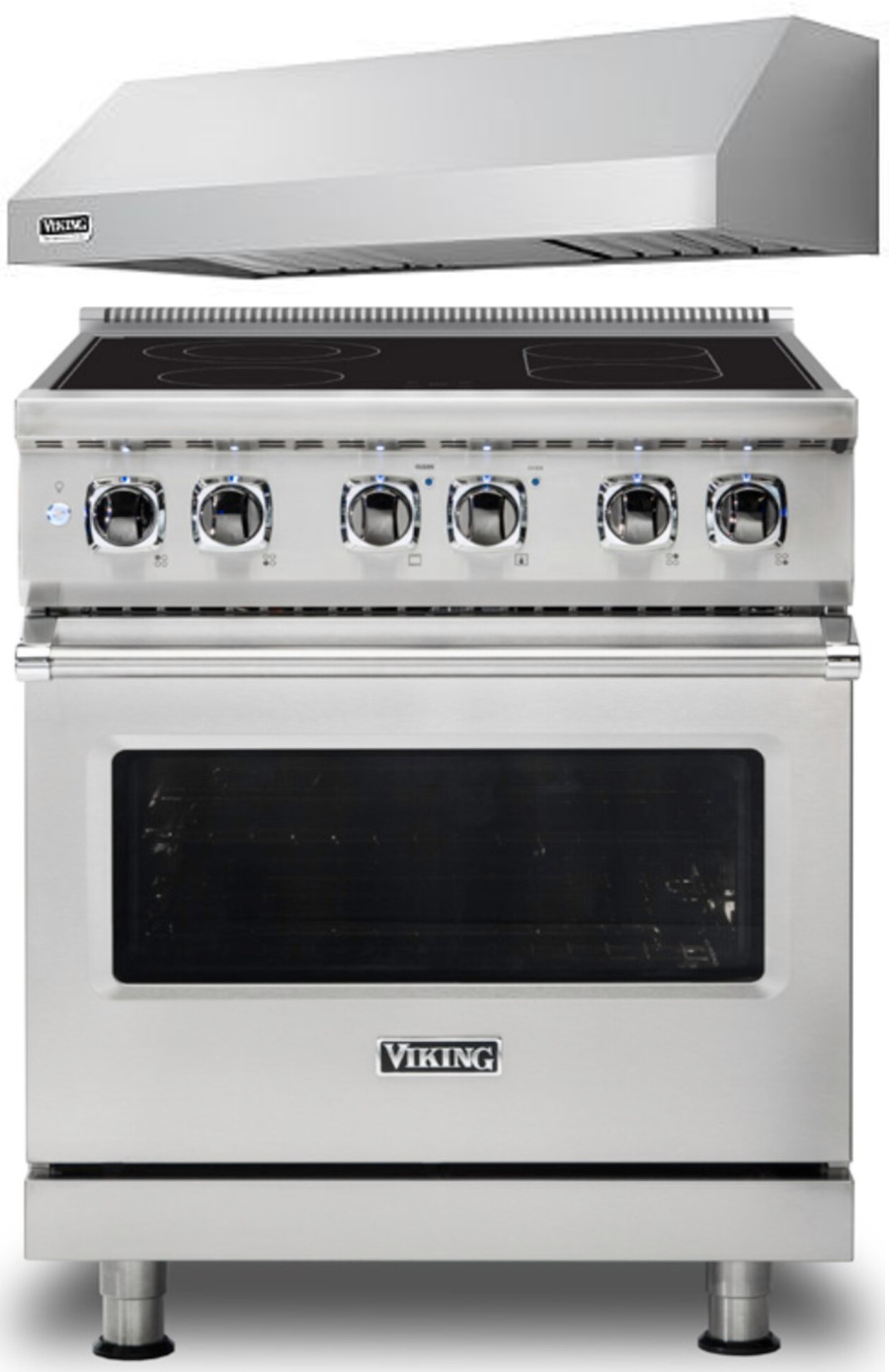 Viking 2 Piece Kitchen Appliances Package with Electric Range in Stainless Steel VIRARH237