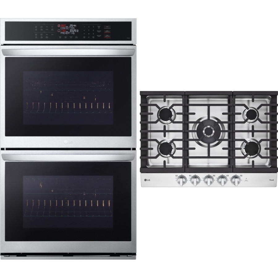 LG 2 Piece Kitchen Appliances Package in Stainless Steel LGCTWO101