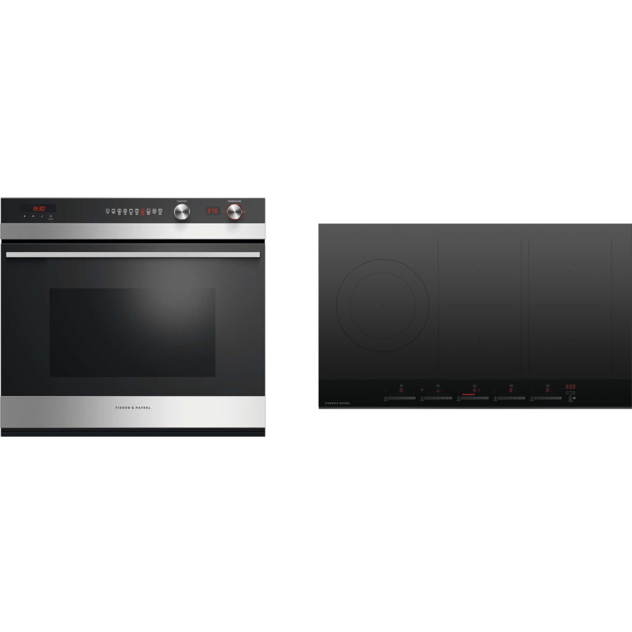 2 Piece Kitchen Appliances Package in Stainless Steel FPCLOWOCT007