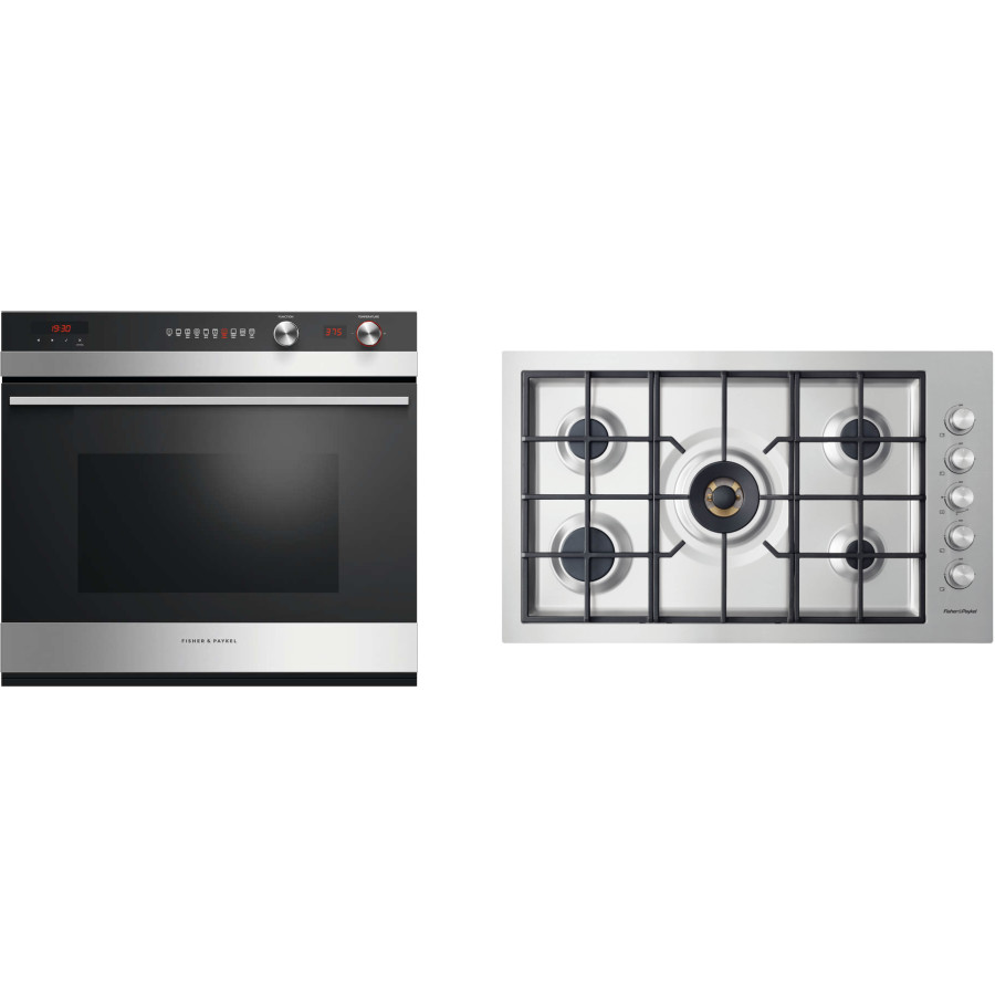 2 Piece Kitchen Appliances Package in Stainless Steel FPCLOWOCT026