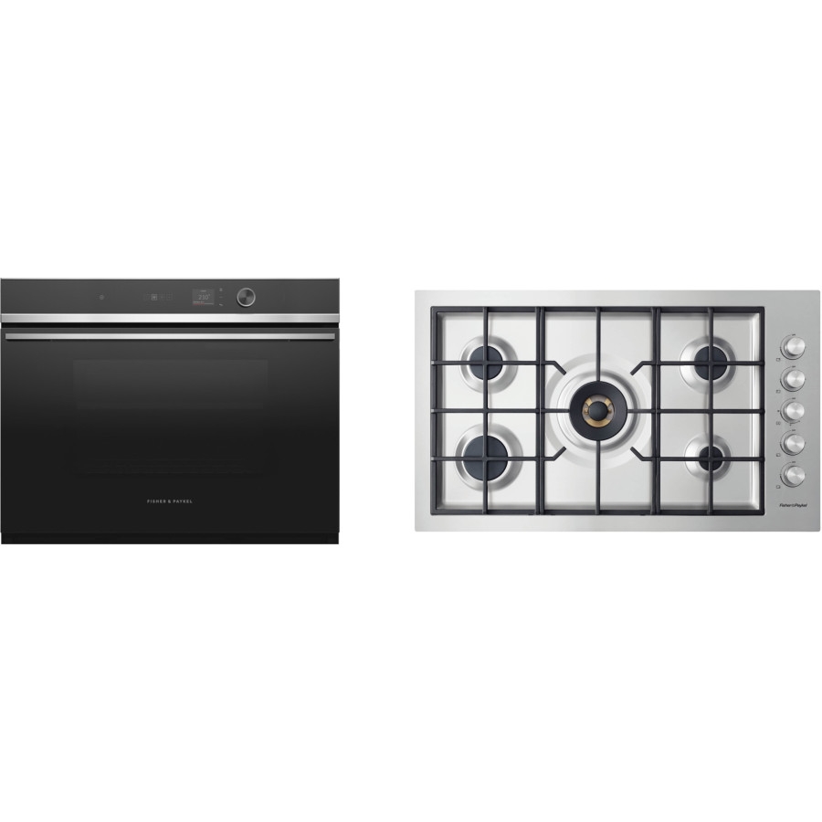 2 Piece Kitchen Appliances Package in Stainless Steel FPCLOWOCT030