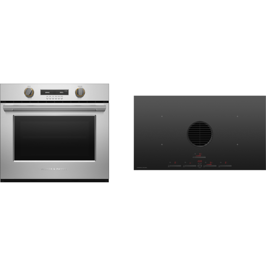 2 Piece Kitchen Appliances Package in Stainless Steel FPCLOWOCT047