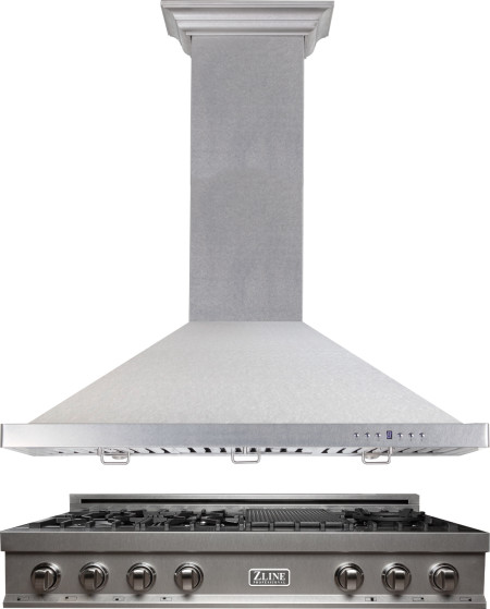 ZLINE 2 Piece Kitchen Appliances Package in Stainless Steel 2KPRTSRH48
