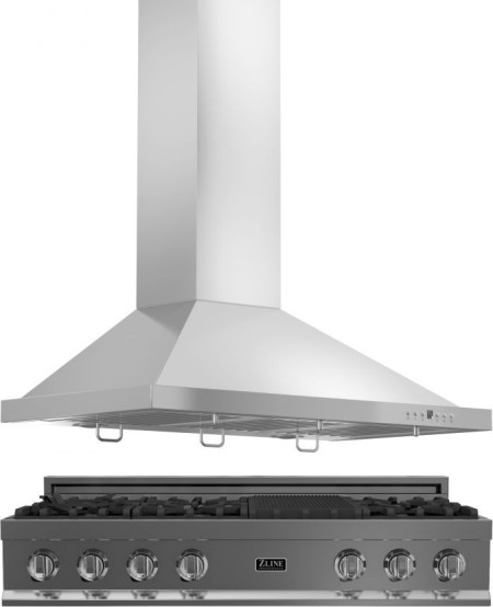ZLINE 2 Piece Kitchen Appliances Package in Stainless Steel 2KPRTRH48