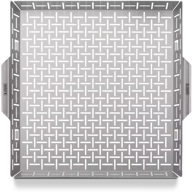 Weber Crafted Stainless Steel Roasting Basket 19 in. W 1 pk