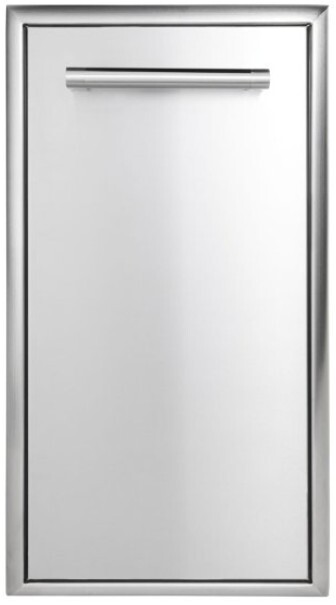 Coyote C3STC 15 inch Single Pull Out Trash/Recycle Drawer in Stainless Steel